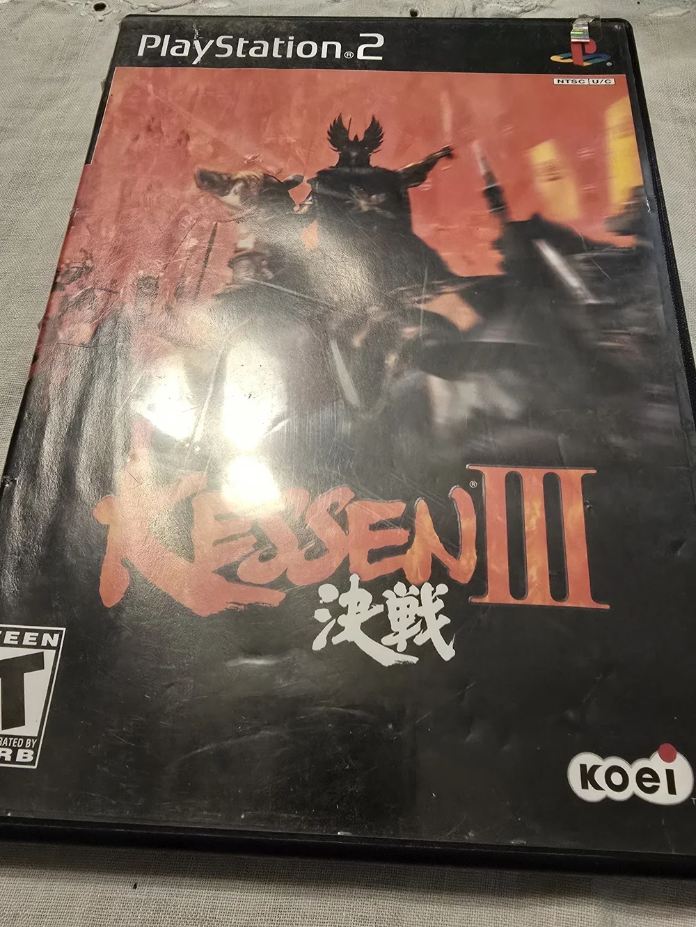 Sony PlayStation 2 Kessen III (Black/Red)